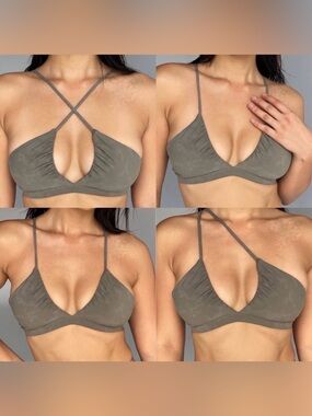 Crop shop boutique sports bra